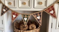 Image 1 of #13 Rustic Bunting - 10 flags *Flat rate $15.50 postage*