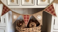 Image 1 of #14 Rustic Bunting - 10 flags *Flat rate $15.50 postage*