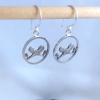 Image 1 of Sweet Patu Threepence earrings.