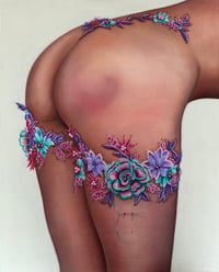 Image 1 of “Bruised in Bloom’ original painting