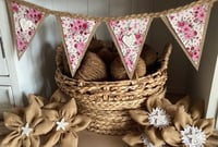 Image 1 of #17 Rustic Bunting - 10 flags *Flat rate $15.50 postage*