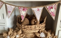 Image 1 of #19 Rustic Bunting - 10 flags *Flat rate $15.50 postage*