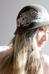 Hand Embroidered French Lace Marzi Hat