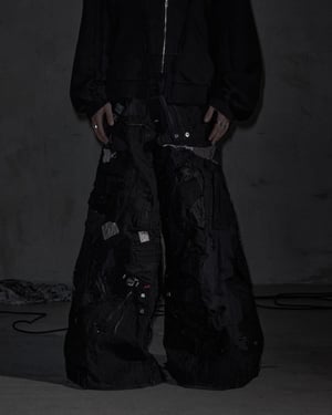 Image of MASSTAK - 187 Destructive Patchwork Trousers