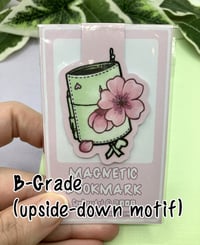 Image 3 of Cherry Blossom Notebook double sided magnetic bookmark