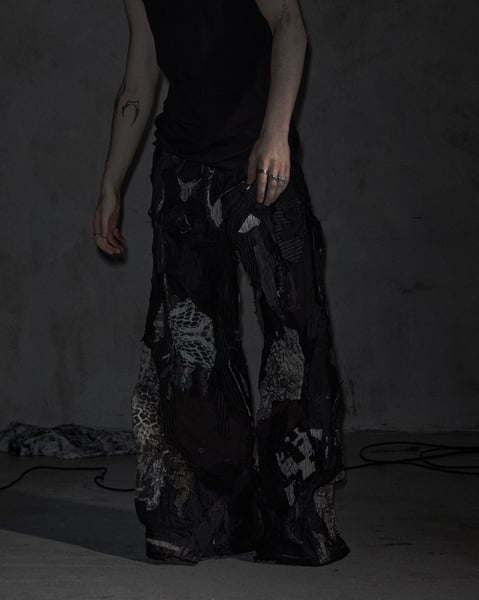 Image of MASSTAK - 188 Destructive Patchwork Trousers