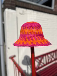 Beach Hat Pink/Orange