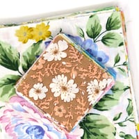 Image 5 of 1970s 1980s Cottagecore Floral Charm Packs