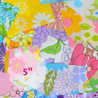Image 4 of 1970s Vintage Retro Floral Print Charm Packs
