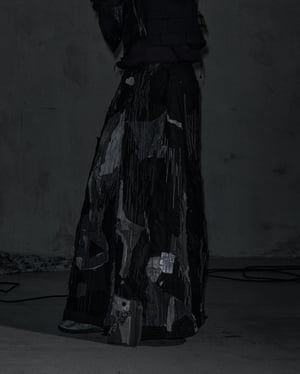 Image of MASSTAK - 190 Destructive Patchwork Trousers