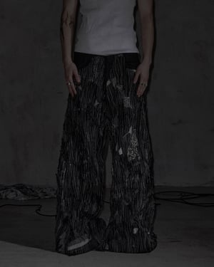 Image of MASSTAK - 191 Destructive Patchwork Trousers