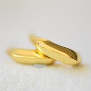 Image of Abstract Croissant Gold