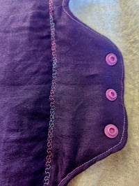Image 2 of Linen Heavy Absorbency Pad Set - Purple