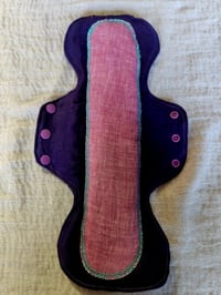 Image 3 of Linen Heavy Absorbency Pad Set - Purple