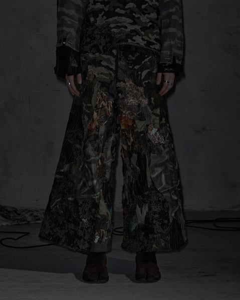 Image of MASSTAK - 194 Camo Patchwork Trousers