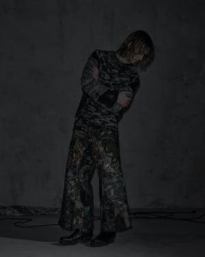 Image of MASSTAK - 194 Camo Patchwork Trousers