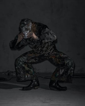 Image of MASSTAK - 194 Camo Patchwork Trousers