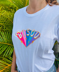 Image 1 of T-shirt "Bisou" XL - Bichettes.re X Ti Zarlor
