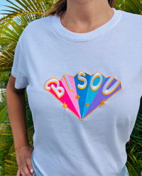 Image 2 of T-shirt "Bisou" XL - Bichettes.re X Ti Zarlor