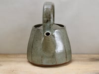 Image 3 of Over handle faceted teapot 