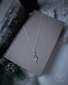 Moonlit Leaf Necklace (925 Sterling Silver)