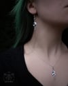 Moonlit Leaf Earrings (925 Sterling Silver)