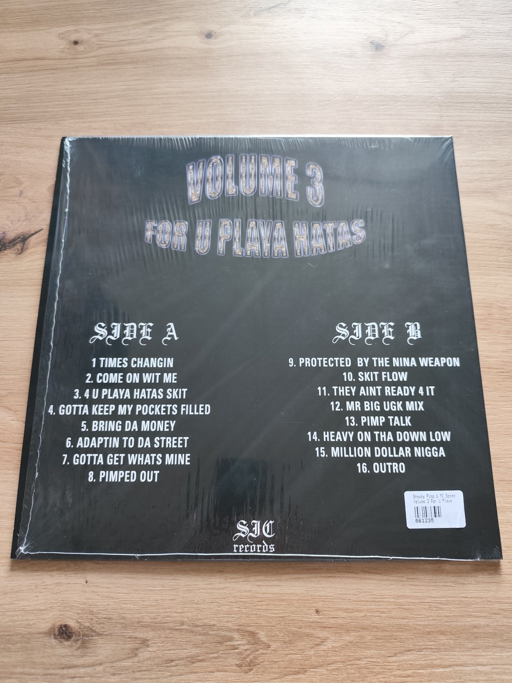  Shawty Pimp & MC Spade (2) ‎– Volume 3: For U Playa Hatas (Used Vinyl)