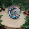 Aurora Crystal Moon necklace