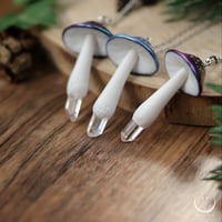 Image 3 of Cosmic Fungi necklace with rock crystal