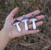 Image 7 of Cosmic Fungi necklace with rock crystal