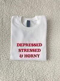 Image 1 of Depressed, stressed sweater