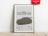 Image 1 of Custom Car Poster - Choose Your Own Supercar Print