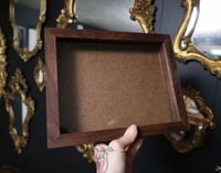Image 1 of Black Walnut 8x10 Shadowbox Frame - Handmade