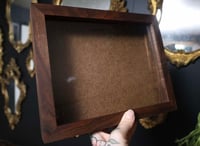 Image 4 of Black Walnut 8x10 Shadowbox Frame - Handmade