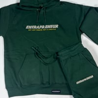 Image 2 of Dark Green “ Flagship “ hoodie set