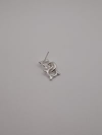 Image 2 of Chainlink Stud Earring
