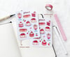 Cherry Desserts Sticker Sheet