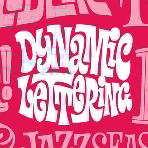 Image of Dynamic Lettering Workshop + Guidebook PDF + Optional Workbook PDF