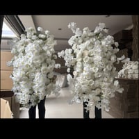 Silk flower runner 100 cm  backdrop flowers