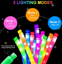 Image 1 of Light Up LED Pop Tubes 
