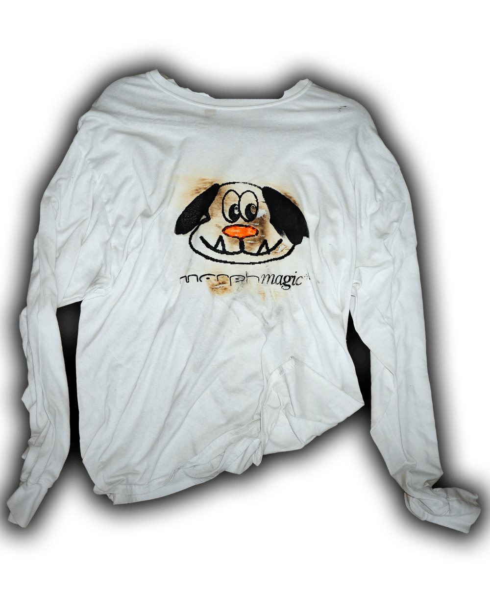 White MorphPuppy Long Sleeve Tee