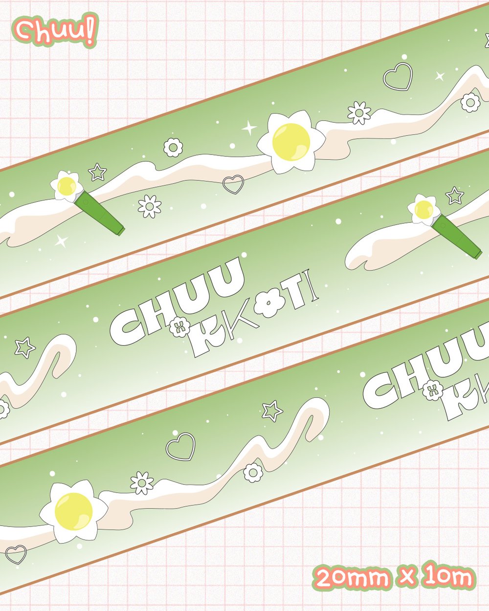 Image of (PREORDER) Loona Lightstick Washi Collection