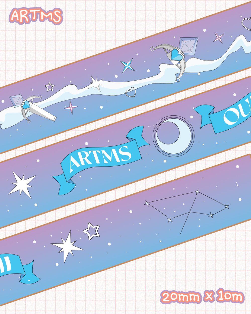Image of (PREORDER) Loona Lightstick Washi Collection