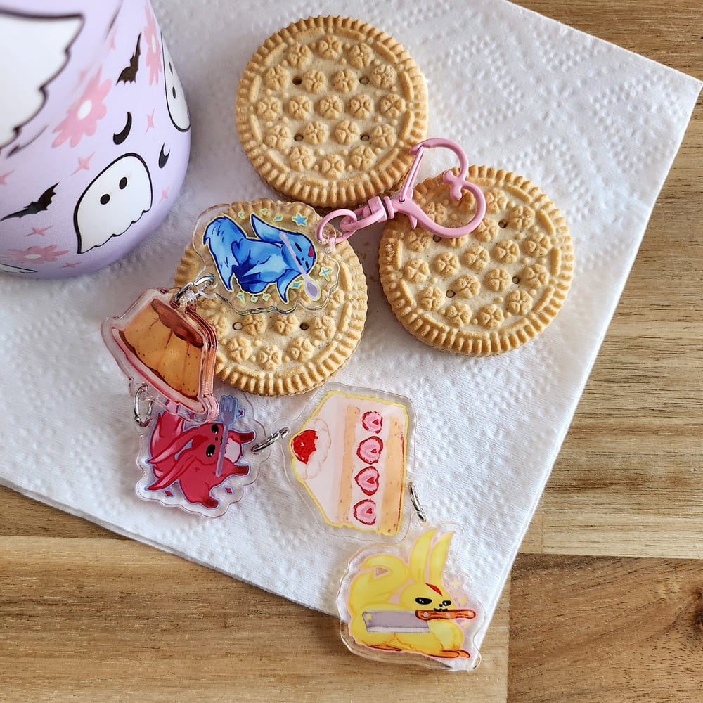 Image of Carbies & Carbs Keychains (FFXIV)