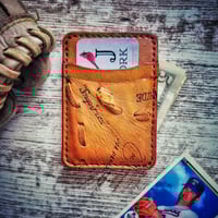 Image 1 of Baseball glove leather wallet