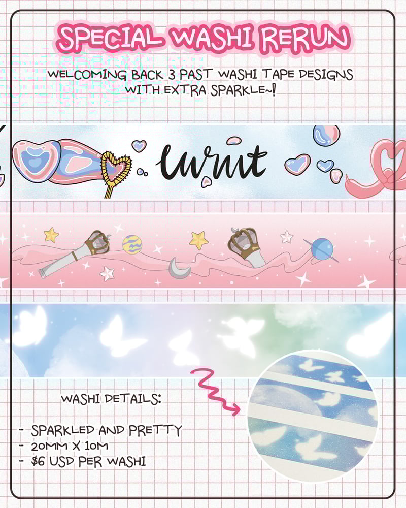 Image of (PREORDER) Special Washi Rerun!