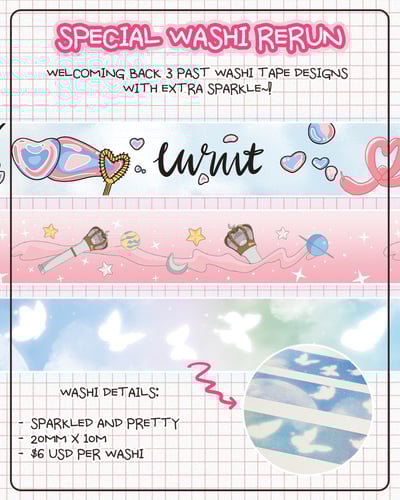 Image of (PREORDER) Special Washi Rerun!