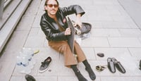 Image 7 of Zapatilla Globe Gillette Black leather en rebajas.