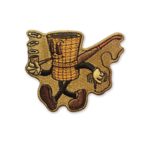 Corncob Pipe Iron-On Patch