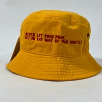 Image 2 of Gold  “Trapper “ bucket hat 